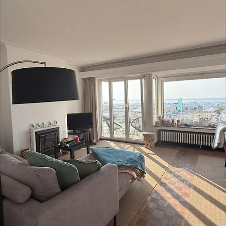 Zeedijk Met Frontaal Zeezicht Nabij Rubensplein En Casino, 20m Het Apartmán *